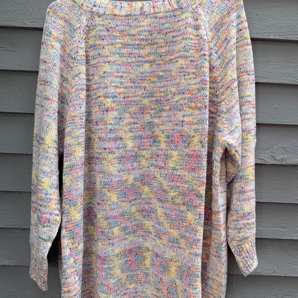 *NEW* Open front Multi coloured sweater.  Size 1XL. - Picture 5 of 6